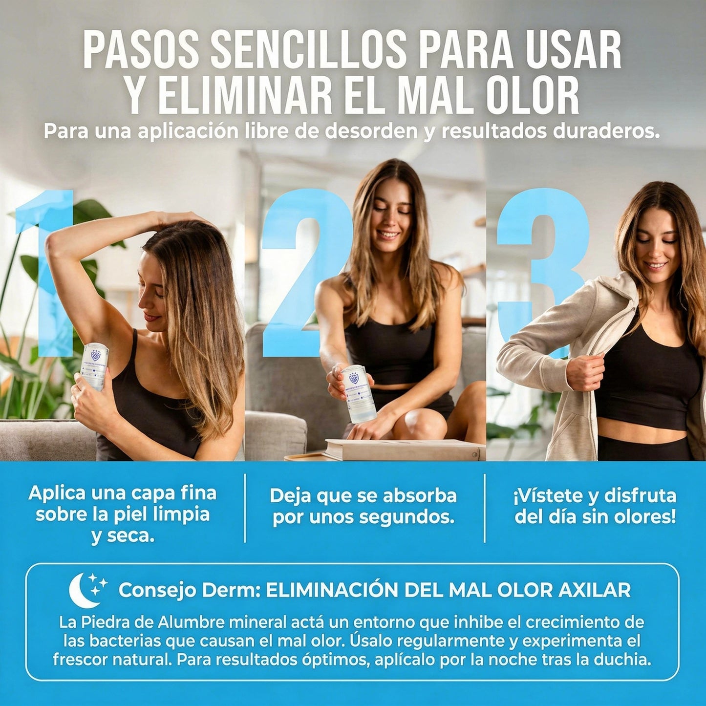 Desodorante de piedralumbre Lúmien