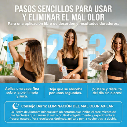 Desodorante de piedralumbre Lúmien